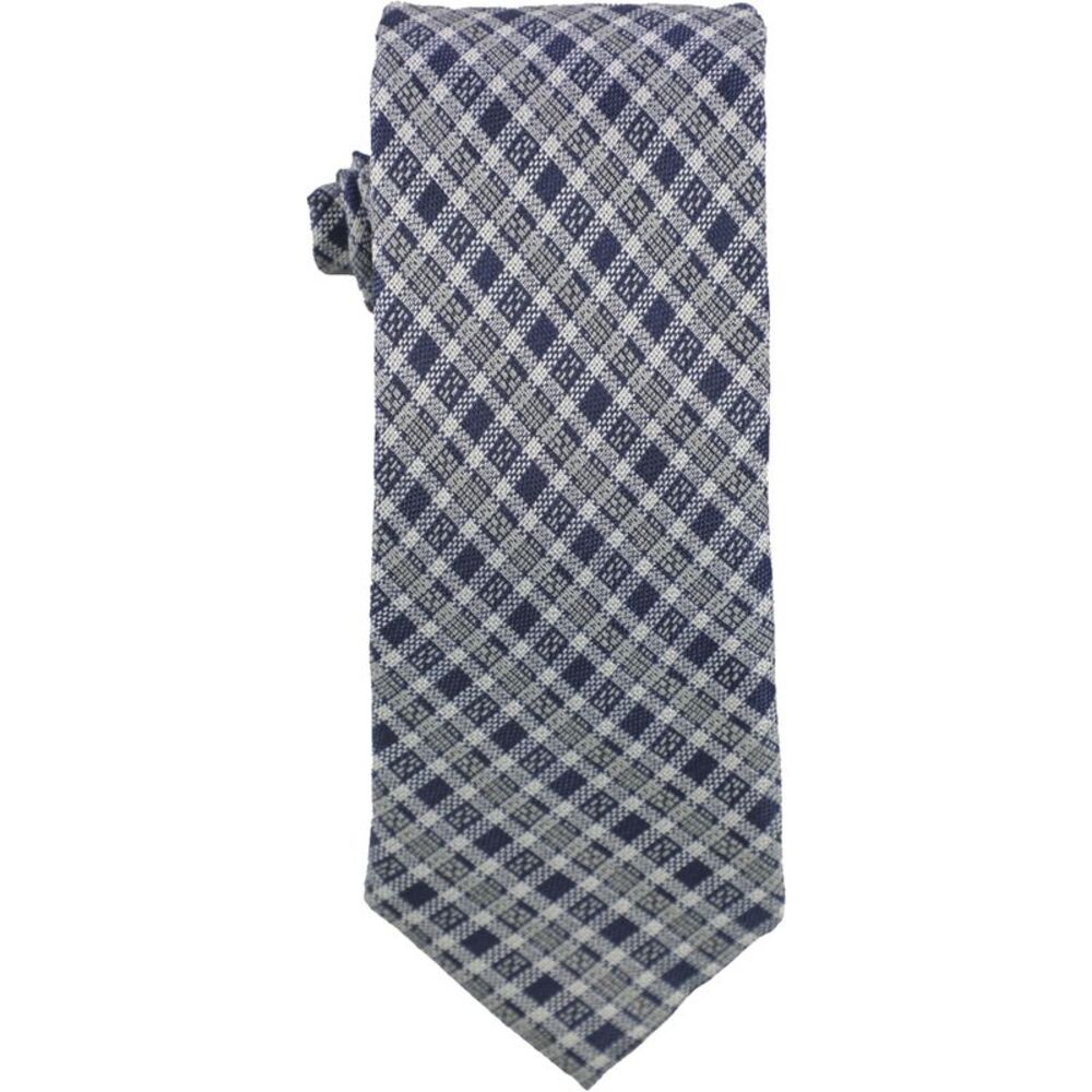 Tallia Mens Plaid Self-tied Necktie, NWT